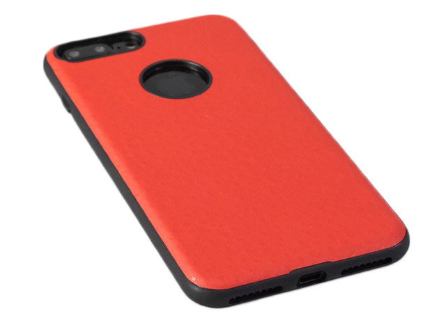 Чехол Vouni Cavan case для Apple iPhone 7 plus (красный, кожаный)