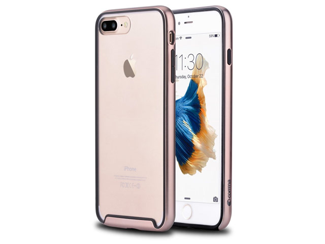 Чехол Comma Urban Hard case для Apple iPhone 7 plus (розово-золотистый, пластиковый)