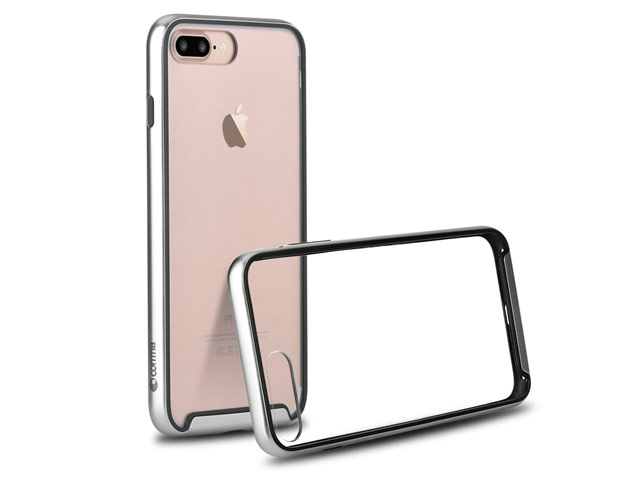 Чехол Comma Urban Hard case для Apple iPhone 7 plus (серебристый, пластиковый)