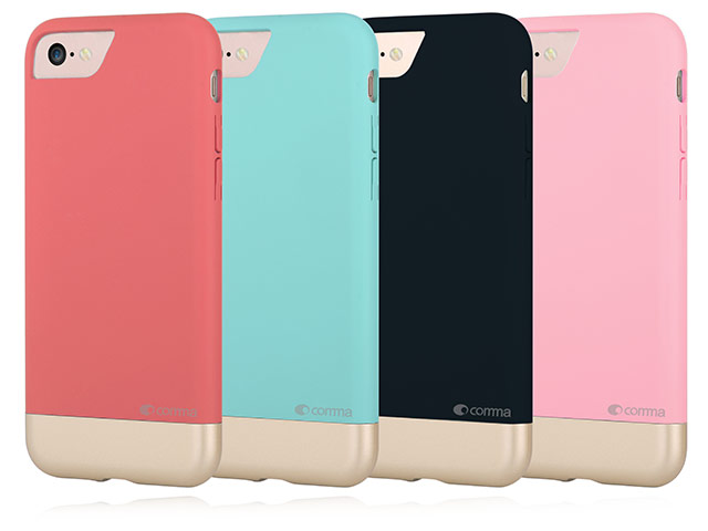 Чехол Comma Glide case для Apple iPhone 7 (черный, пластиковый)