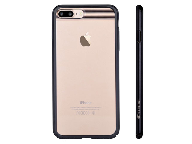 Чехол Comma Brightness case для Apple iPhone 7 plus (черный, пластиковый)