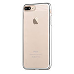 Чехол Comma Brightness case для Apple iPhone 7 plus (серебристый, пластиковый)