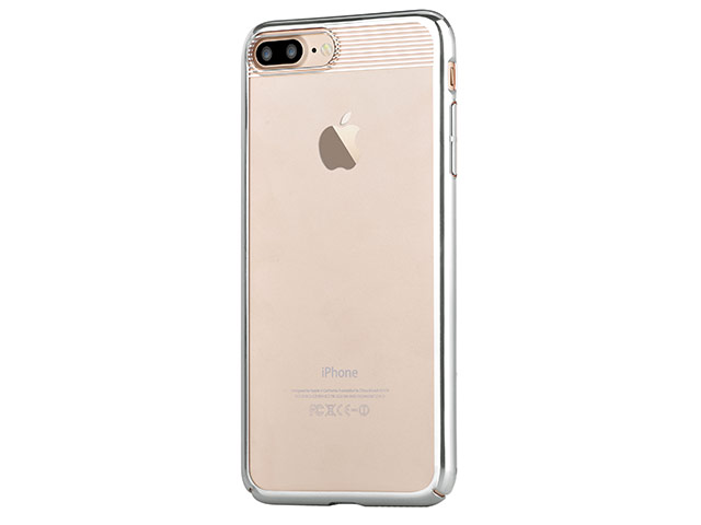 Чехол Comma Brightness case для Apple iPhone 7 plus (серебристый, пластиковый)