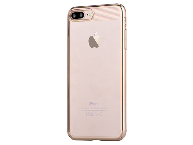 Чехол Comma Brightness case для Apple iPhone 7 plus (золотистый, пластиковый)
