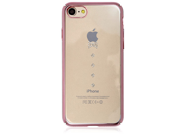 Чехол Just Must Crystina Series для Apple iPhone 7 (розово-золотистый, пластиковый)