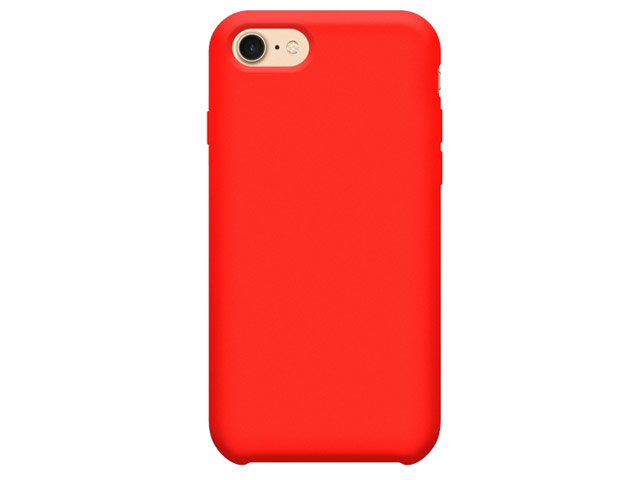 Чехол Devia Successor Silicone case для Apple iPhone 7 (красный, силиконовый)