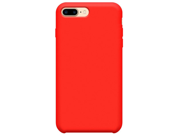 Чехол Devia Successor Silicone case для Apple iPhone 7 plus (красный, силиконовый)