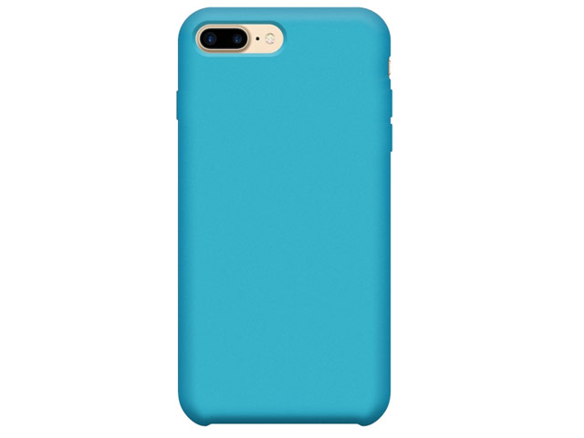 Чехол Devia Successor Silicone case для Apple iPhone 7 plus (голубой, силиконовый)