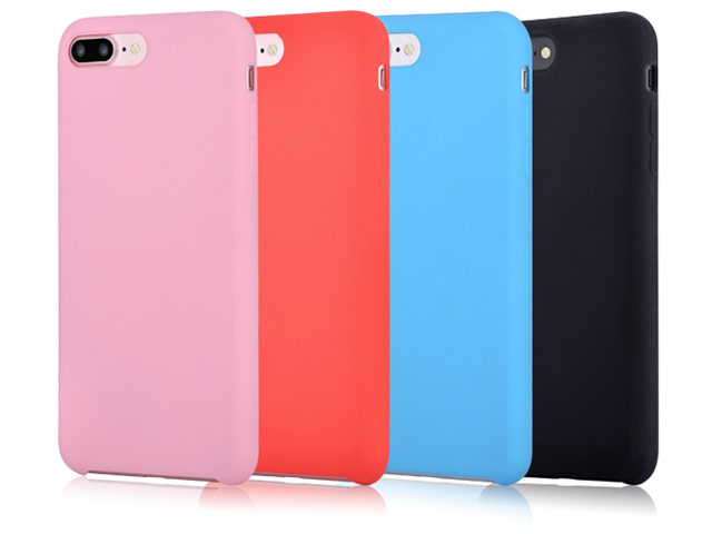 Чехол Devia Successor Silicone case для Apple iPhone 7 plus (голубой, силиконовый)