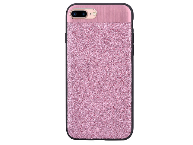 Чехол Devia Racy case для Apple iPhone 7 plus (розовый, винилискожа)