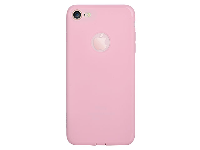 Чехол Devia Egg Shell case для Apple iPhone 7 (розовый, гелевый)