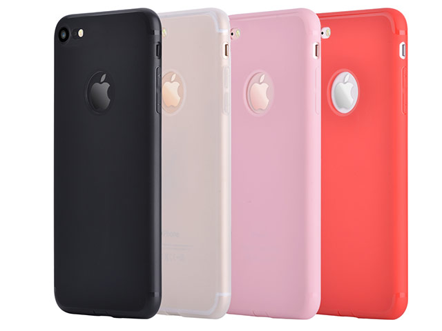 Чехол Devia Egg Shell case для Apple iPhone 7 (розовый, гелевый)