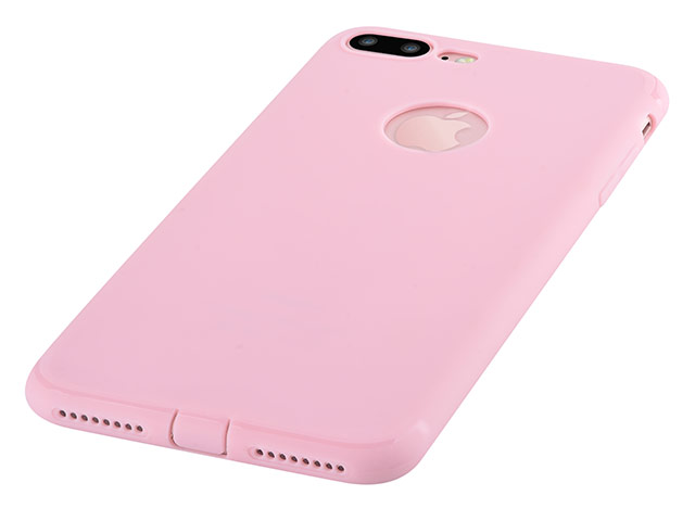 Чехол Devia Egg Shell case для Apple iPhone 7 plus (розовый, гелевый)