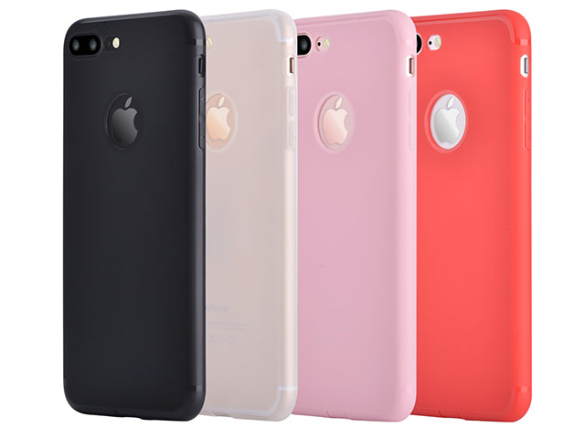 Чехол Devia Egg Shell case для Apple iPhone 7 plus (розовый, гелевый)