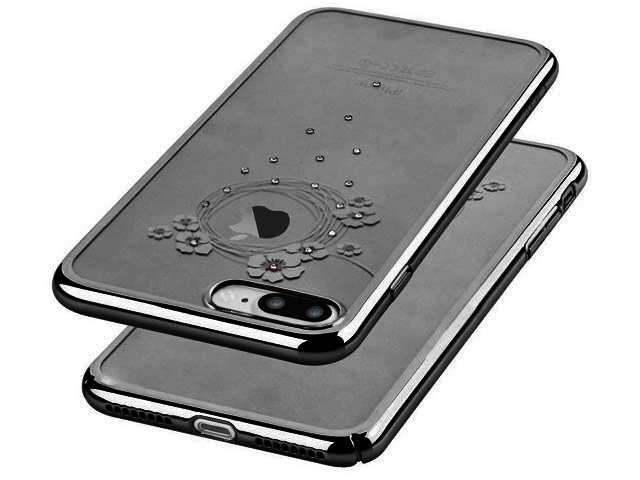 Чехол Devia Crystal Garland для Apple iPhone 7 plus (Gun Black, пластиковый)