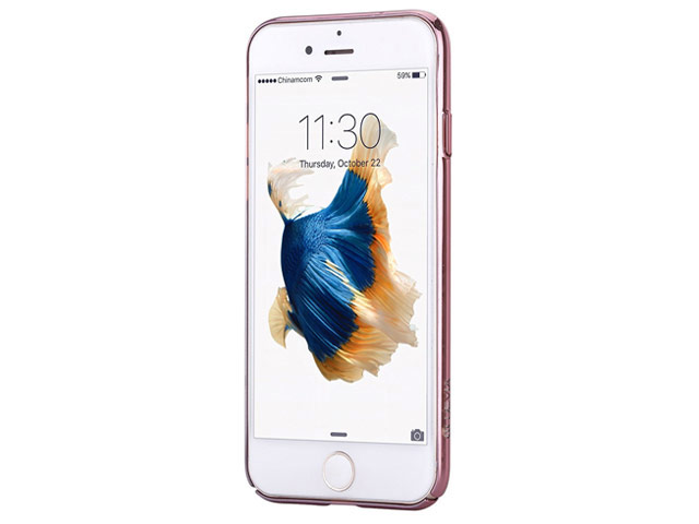 Чехол Devia Crystal Joyous для Apple iPhone 7 plus (Pink Flowers, пластиковый)