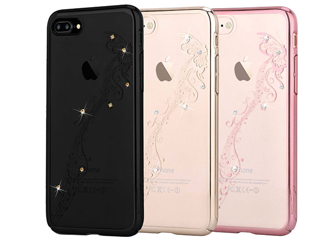 Чехол Devia Crystal Papillon для Apple iPhone 7 plus (Gun Black, пластиковый)