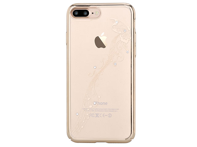 Чехол Devia Crystal Papillon для Apple iPhone 7 plus (Champagne Gold, пластиковый)
