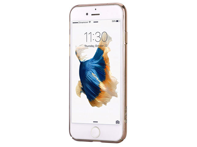 Чехол Devia Crystal Papillon для Apple iPhone 7 plus (Champagne Gold, пластиковый)