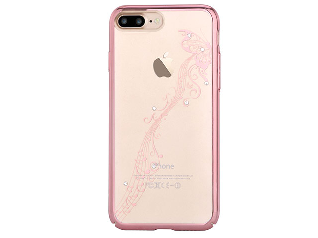 Чехол Devia Crystal Papillon для Apple iPhone 7 plus (Rose Gold, пластиковый)