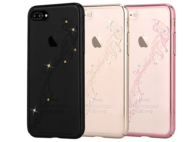 Чехол Devia Crystal Papillon для Apple iPhone 7 plus (Rose Gold, пластиковый)