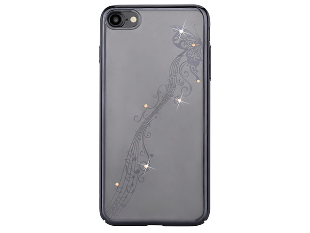 Чехол Devia Crystal Papillon для Apple iPhone 7 (Gun Black, пластиковый)