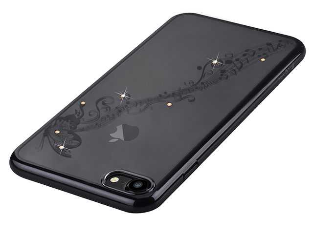 Чехол Devia Crystal Papillon для Apple iPhone 7 (Gun Black, пластиковый)