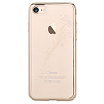 Чехол Devia Crystal Papillon для Apple iPhone 7 (Champagne Gold, пластиковый)
