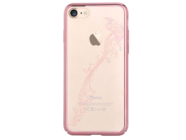 Чехол Devia Crystal Papillon для Apple iPhone 7 (Rose Gold, пластиковый)