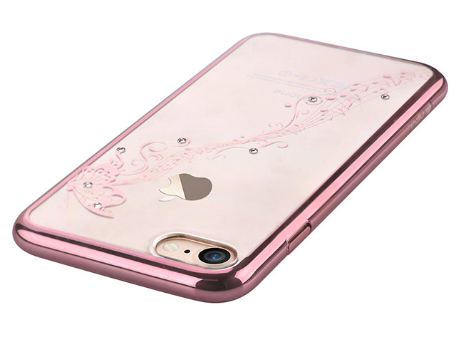 Чехол Devia Crystal Papillon для Apple iPhone 7 (Rose Gold, пластиковый)