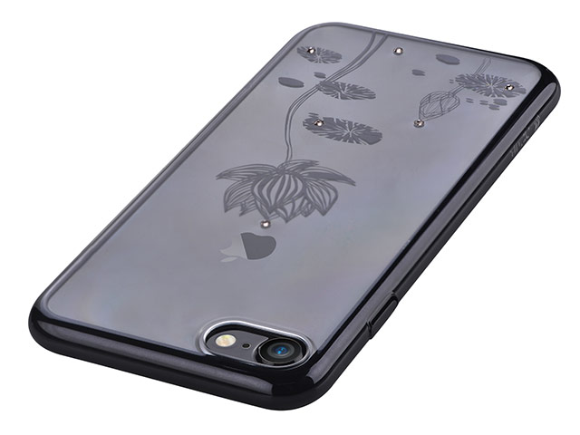 Чехол Devia Crystal Lotus для Apple iPhone 7 (Gun Black, пластиковый)