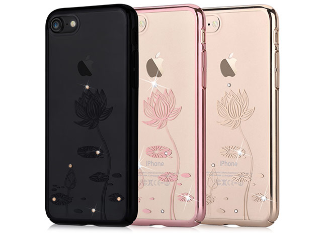 Чехол Devia Crystal Lotus для Apple iPhone 7 (Gun Black, пластиковый)