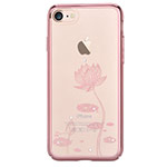 Чехол Devia Crystal Lotus для Apple iPhone 7 (Rose Gold, пластиковый)