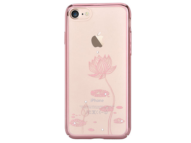 Чехол Devia Crystal Lotus для Apple iPhone 7 (Rose Gold, пластиковый)