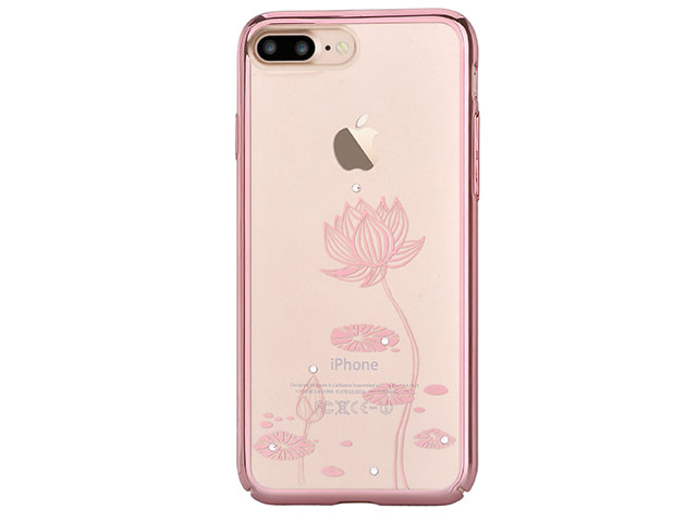 Чехол Devia Crystal Lotus для Apple iPhone 7 plus (Rose Gold, пластиковый)