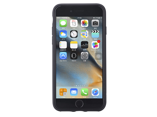 Чехол Devia Hybrid case для Apple iPhone 7 plus (черный, пластиковый)