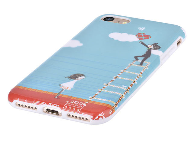 Чехол Devia Vivid case для Apple iPhone 7 (Love, пластиковый)
