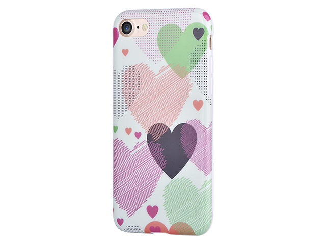 Чехол Devia Vivid case для Apple iPhone 7 (Heart, пластиковый)