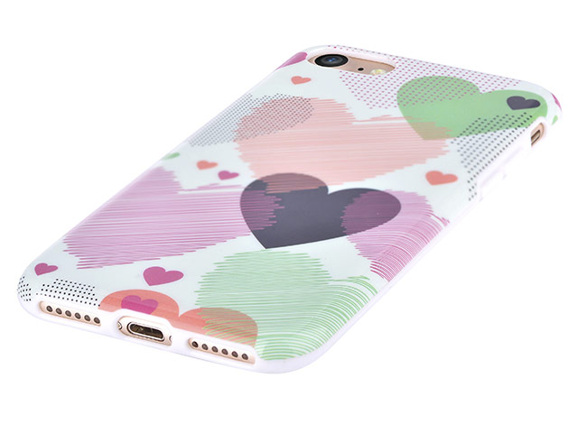 Чехол Devia Vivid case для Apple iPhone 7 (Heart, пластиковый)