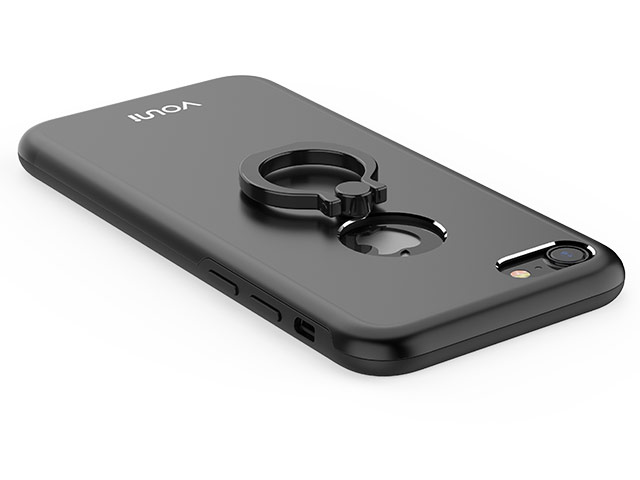 Чехол Vouni Armor 2 case для Apple iPhone 7 (черный, алюминиевый, кольцо)