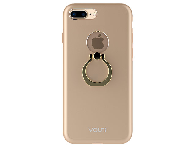 Чехол Vouni Armor 2 case для Apple iPhone 7 plus (золотистый, алюминиевый, кольцо)