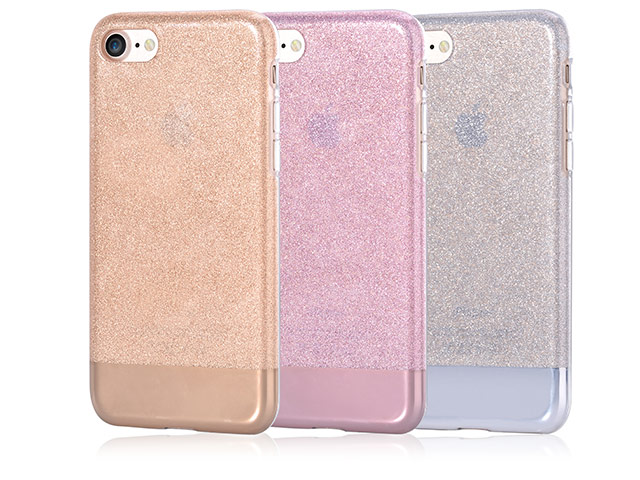 Чехол Vouni Brilliance Star case для Apple iPhone 7 (золотистый, пластиковый)