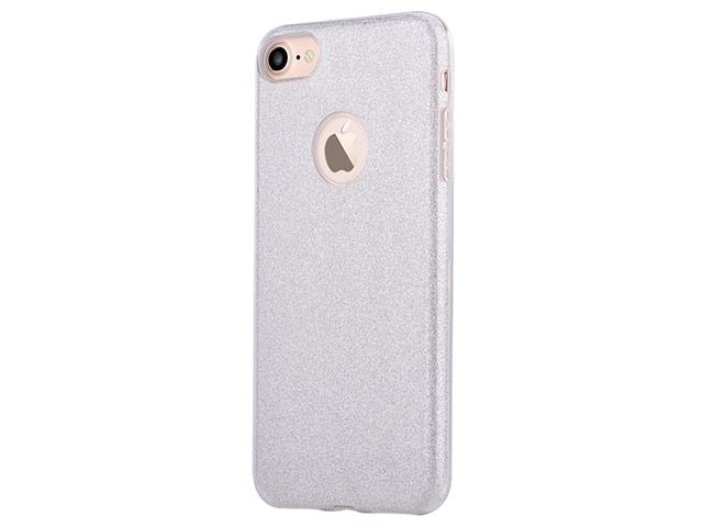 Чехол Vouni Shine cover для Apple iPhone 7 (серебристый, пластиковый)