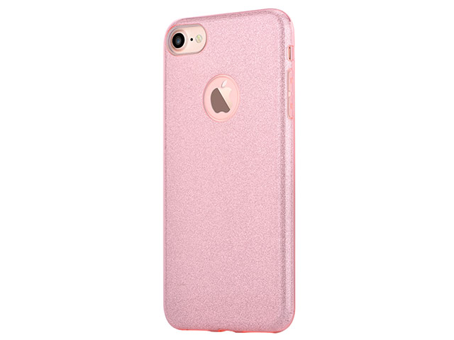 Чехол Vouni Shine cover для Apple iPhone 7 (розовый, пластиковый)