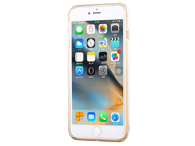 Чехол Vouni Shine cover для Apple iPhone 7 (золотистый, пластиковый)