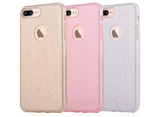 Чехол Vouni Shine cover для Apple iPhone 7 plus (розовый, пластиковый)