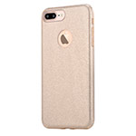 Чехол Vouni Shine cover для Apple iPhone 7 plus (золотистый, пластиковый)