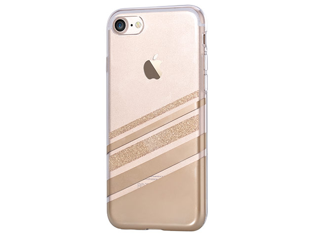 Чехол Vouni Brilliance Galaxy case для Apple iPhone 7 (золотистый, пластиковый)