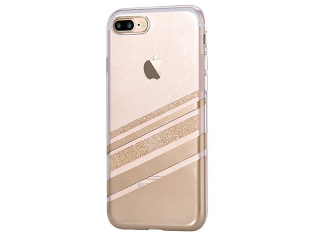Чехол Vouni Brilliance Galaxy case для Apple iPhone 7 plus (золотистый, пластиковый)