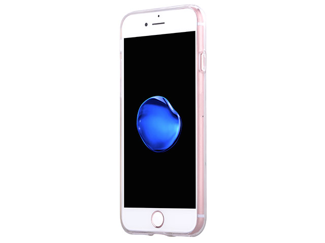 Чехол Vouni Lyre case для Apple iPhone 7 plus (White Flowers, пластиковый)